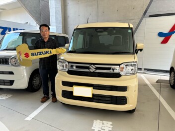 スペーシア　ご納車おめでとうごさいます